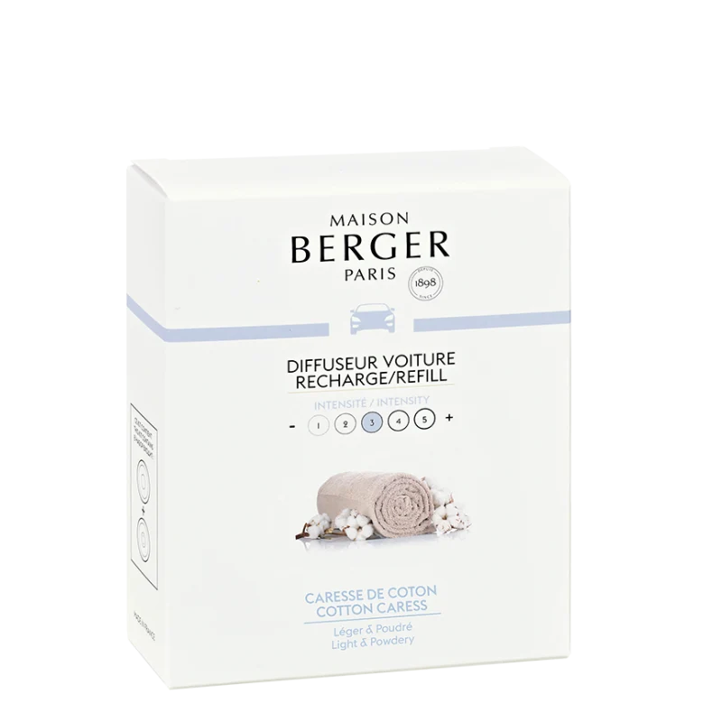Maison Berger - Ricariche per diffusore Auto 2pz - Carezza di Cotone