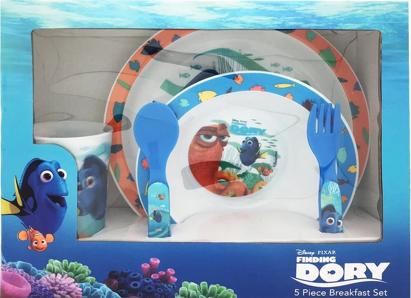 STOR Set pappa 5 pezzi per bambini Alla ricerca di Dory Disney Scuola Pratico