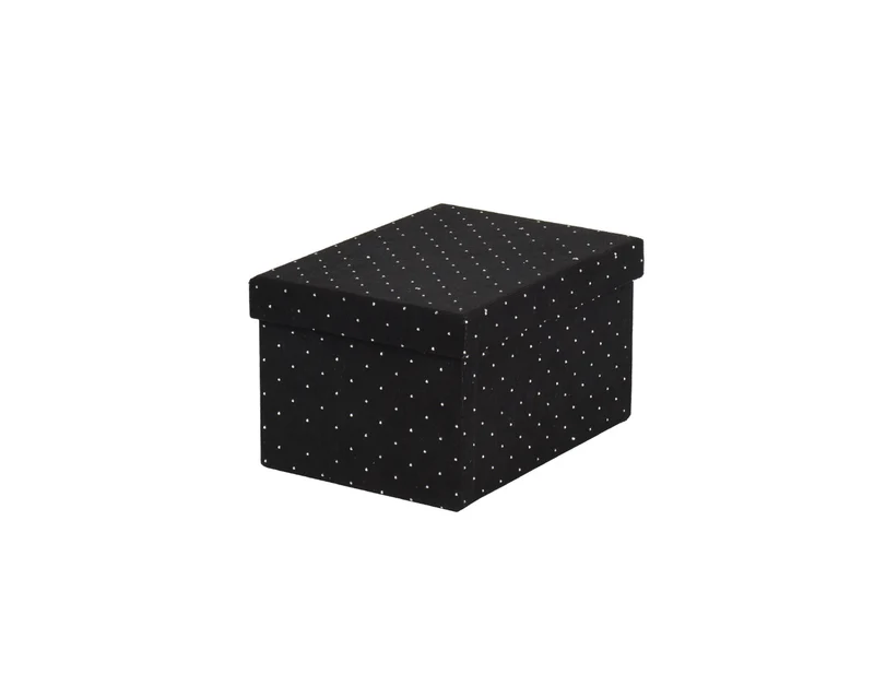Scatola Rivestita Nera 22x16x12,5 Cm