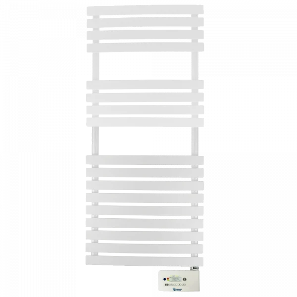 Scaldasalviette Elettrico Farho Nova Deco 800W Bianco/Antracite/Cromato