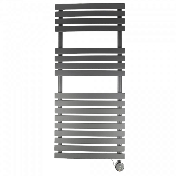 Scaldasalviette Elettrico Farho Nova Deco Big 800W Bianco/Antracite/Cromato