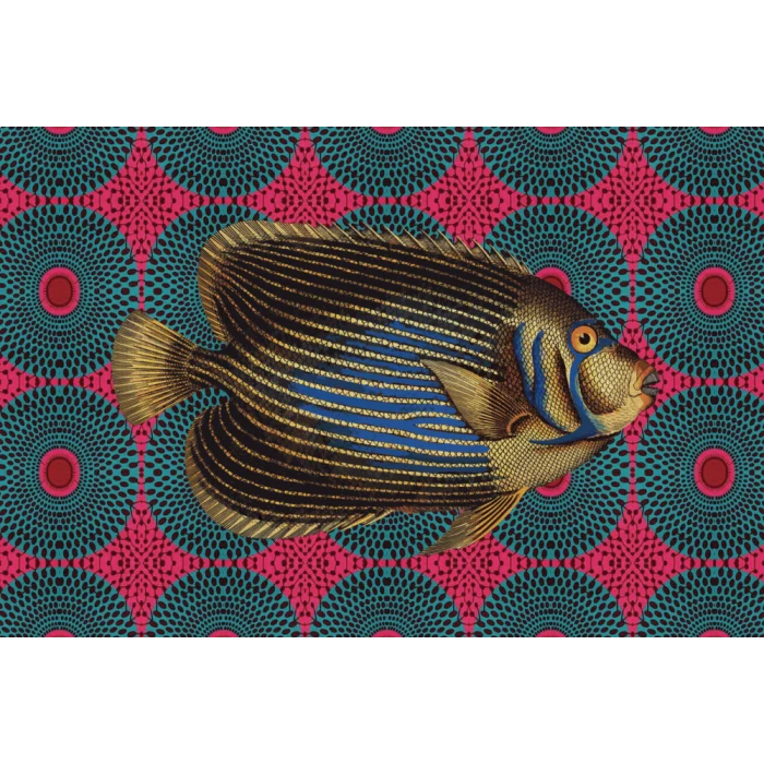 Tovaglietta All'Americana Fish Gold 44x30 cm