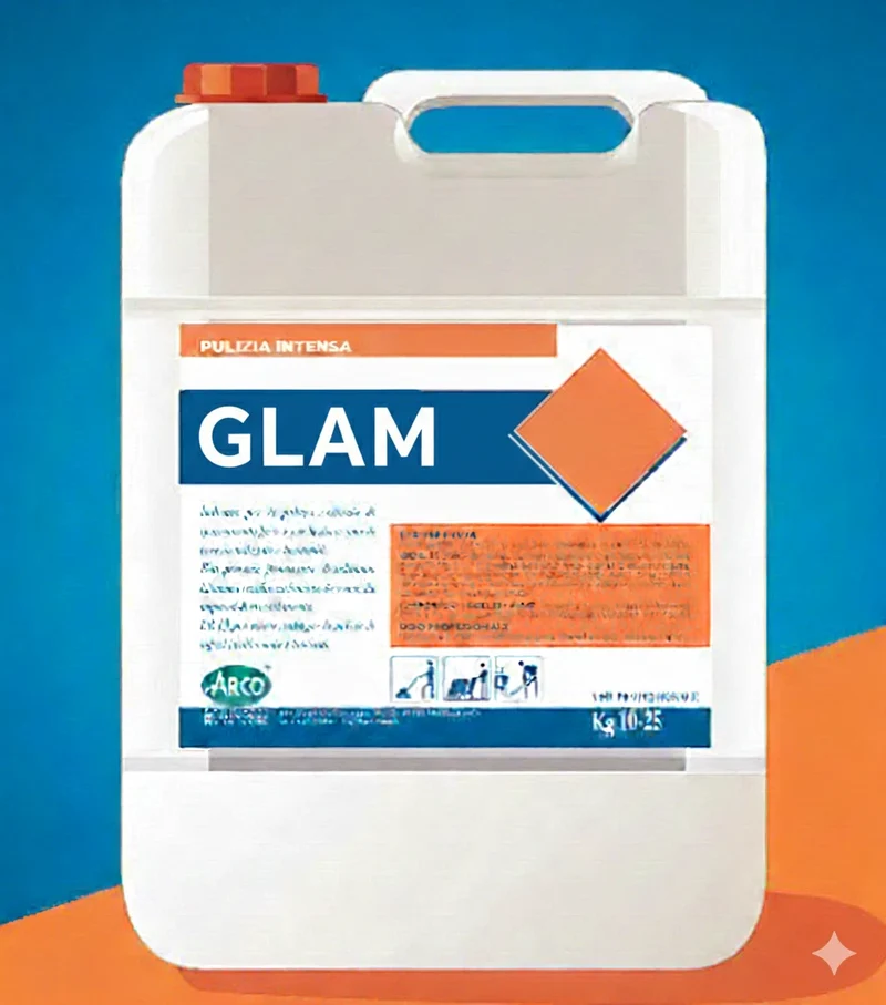 Ammorbidente per biancheria Arco Chimica Glam 6x1 litro DISPONIBILE IN 10 GIORNI LAVORATIVI