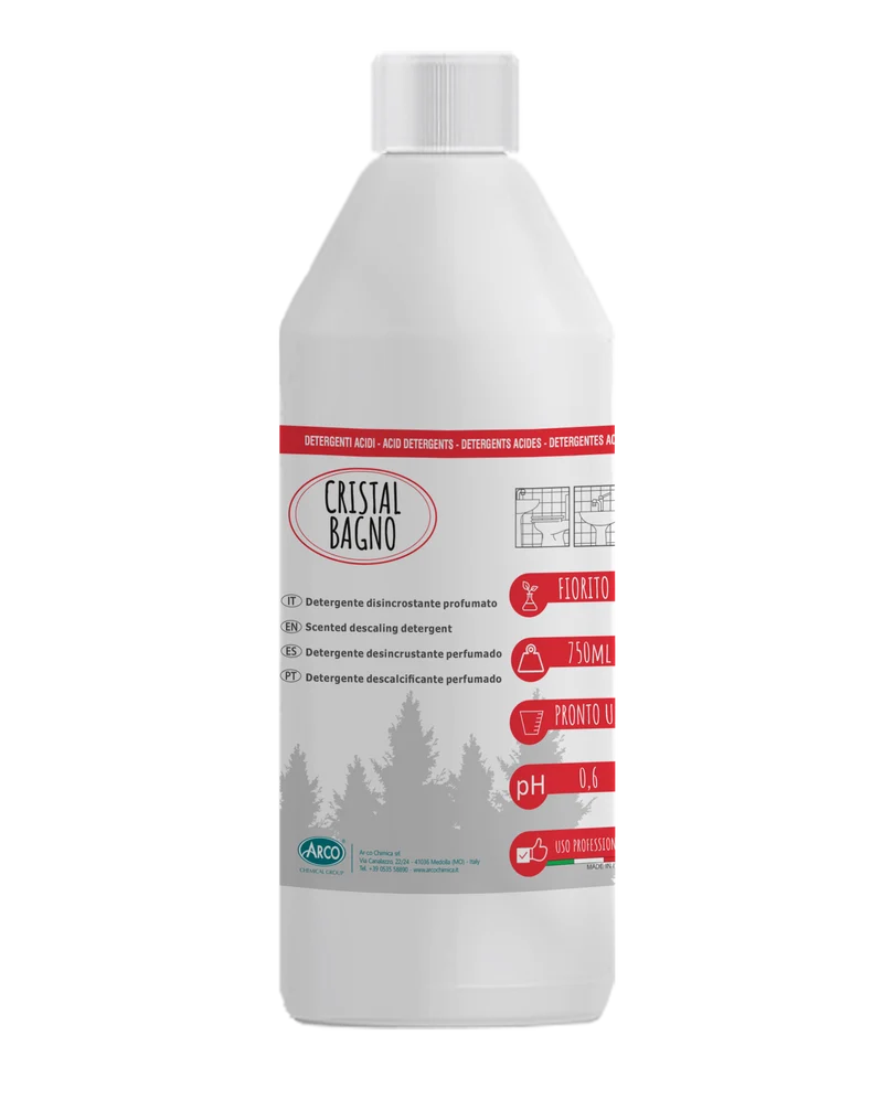 Detergente disincrostante profumato per bagno Arco Chimica Cristal Bagno 12x750 ml DISPONIBILE IN 10 GIORNI LAVORATIVI