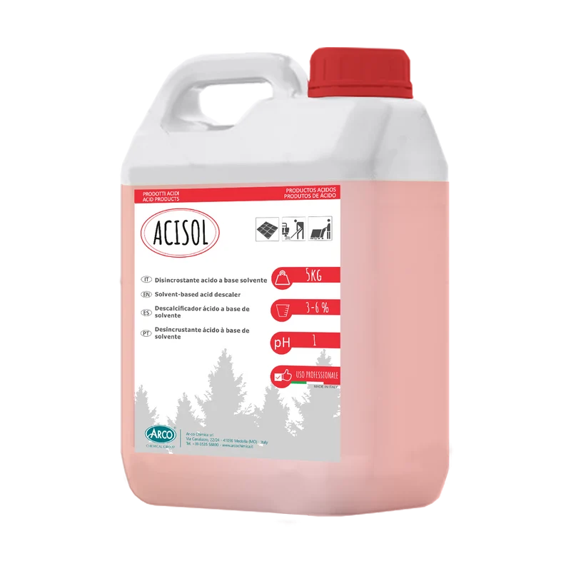 Detergente disincrostante a base solvente Arco Chimica Acisol 5 kg