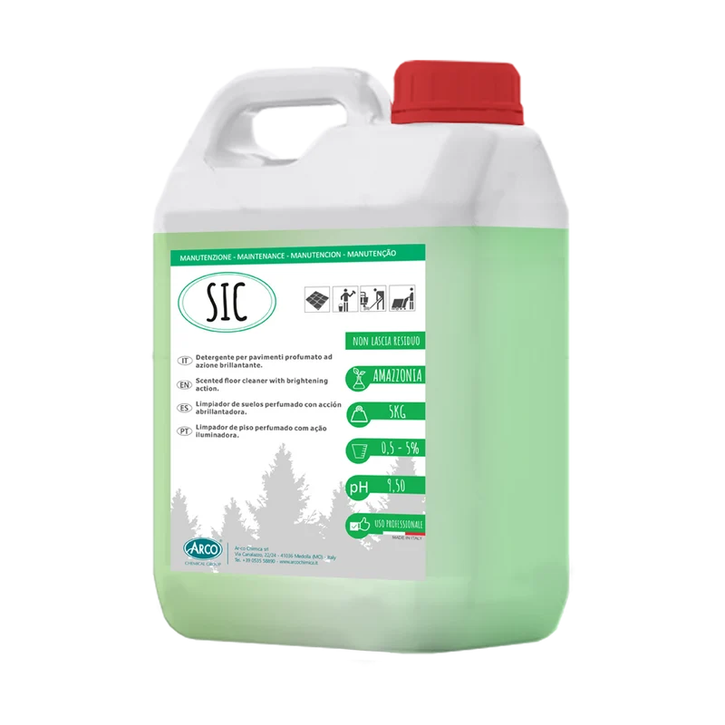 Detergente brillantante profumato per pavimenti Arco Chimica Sic 5 kg DISPONIBILE IN 10 GIORNI LAVORATIVI