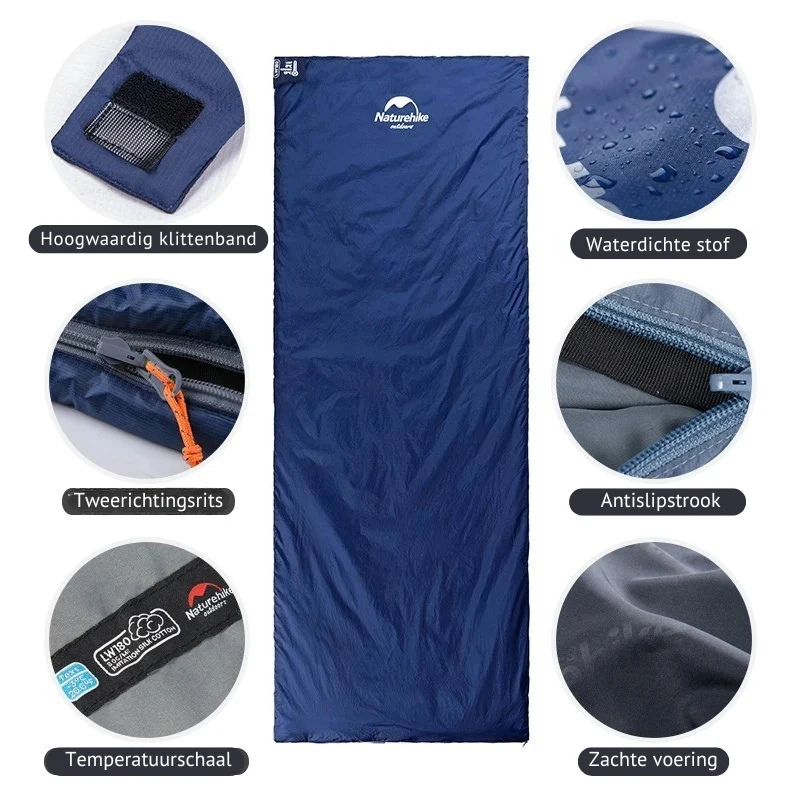Compacte slaapzak – lichtgewicht model met compressiehoes