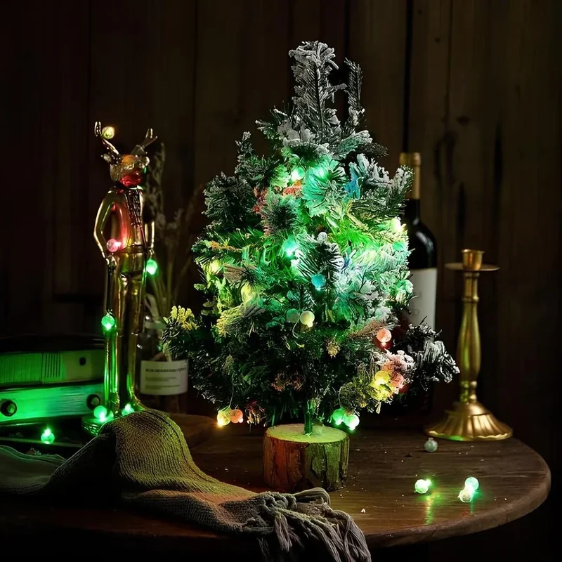 Feestlichtjes van 1,25 cm – led op knoopcel, in zeven kleuren