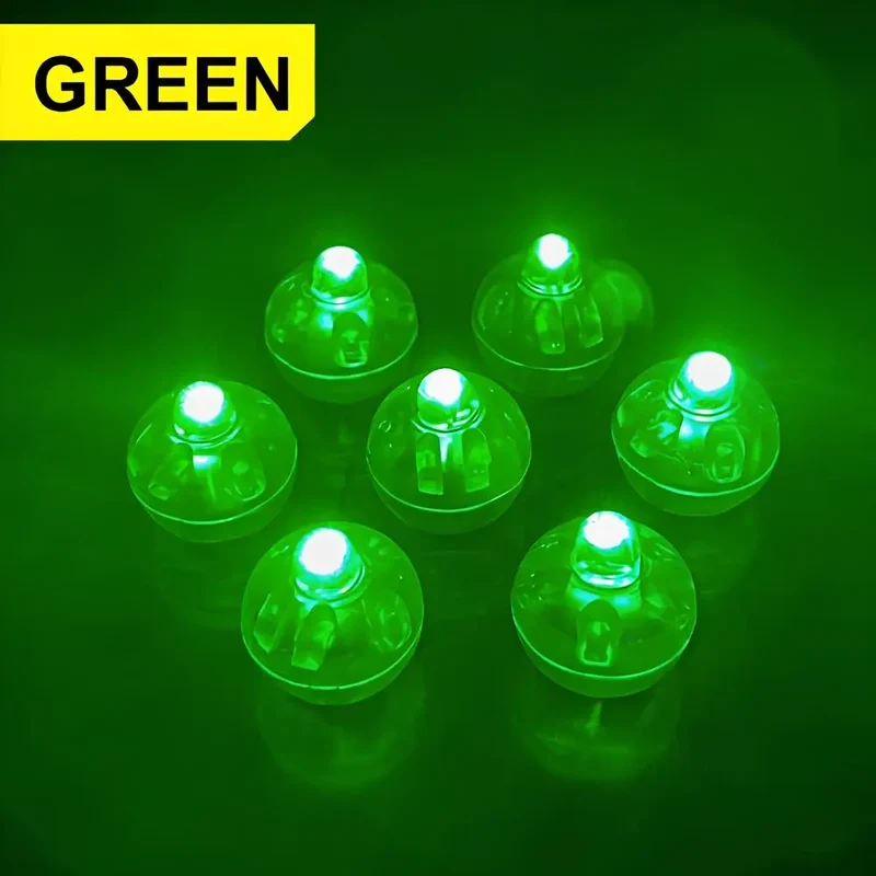 Feestlichtjes van 1,25 cm – led op knoopcel, in zeven kleuren