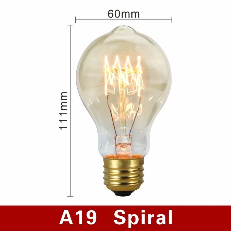 Filamentlampen met E27-fitting – dimbaar warm licht, elf vormen