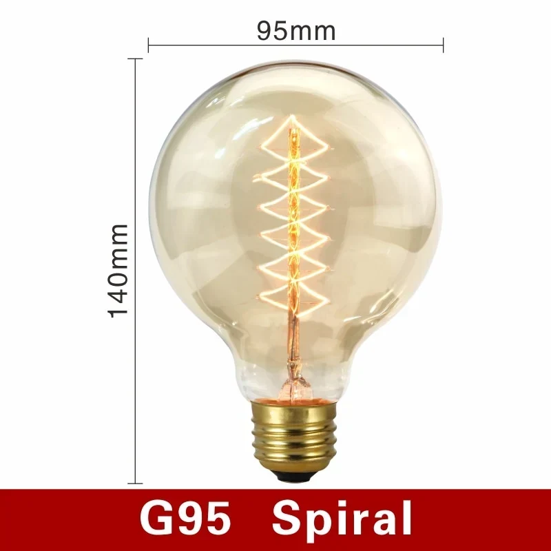 Filamentlampen met E27-fitting – dimbaar warm licht, elf vormen