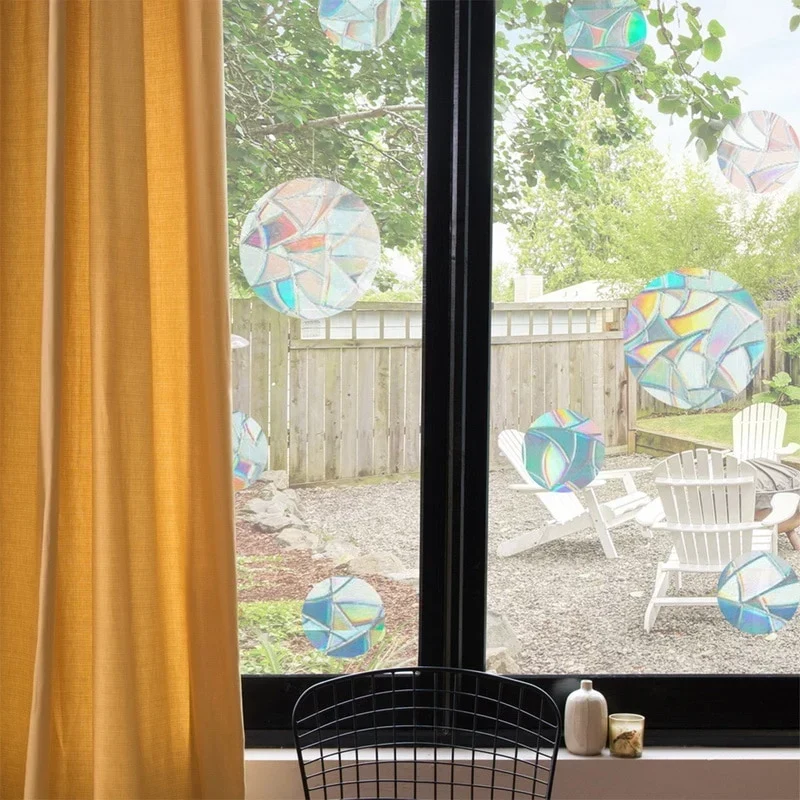Regenboogfolie – statische raamdecoratie die zonlicht breekt in kleur