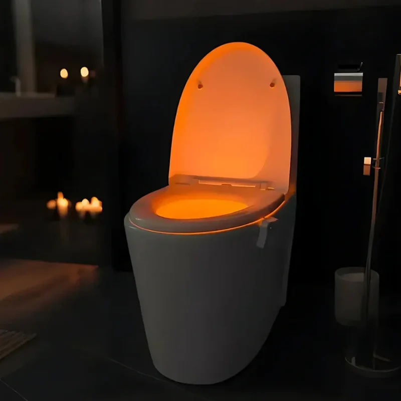 Wc-lampje met sensor – acht kleuren, gaat in het donker vanzelf aan