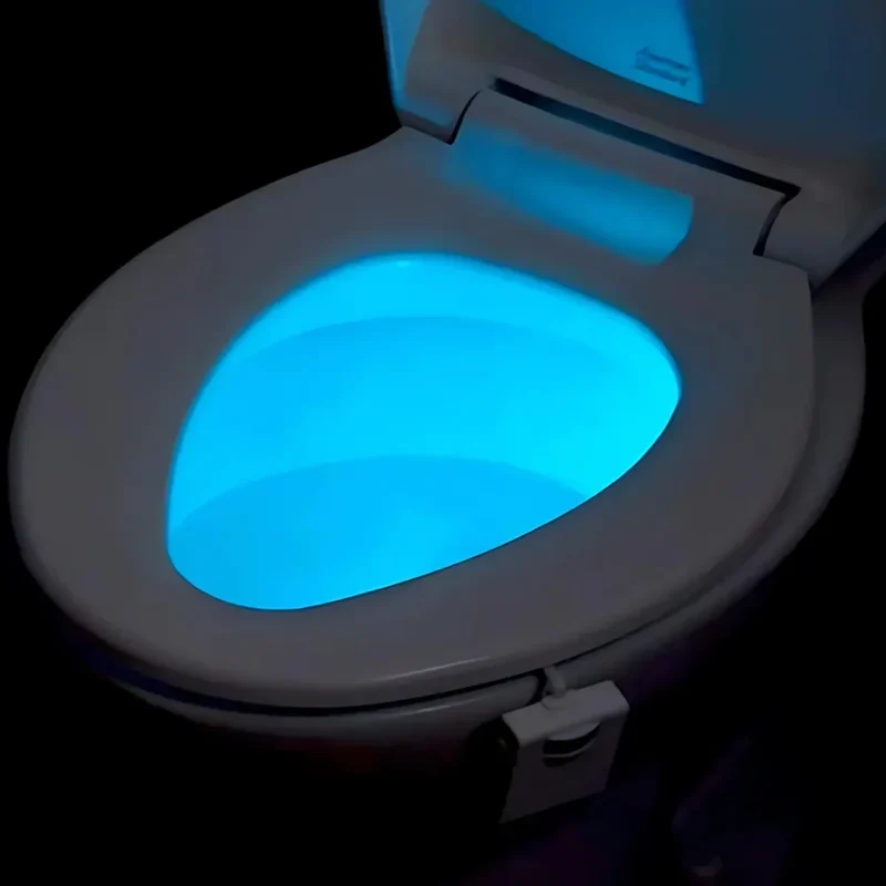 Wc-lampje met sensor – acht kleuren, gaat in het donker vanzelf aan