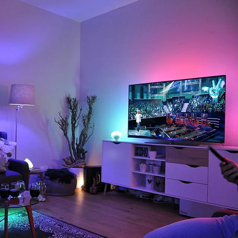 Lichtstrip met kleurwissel – rollen van 5 tot 20 meter, met bediening