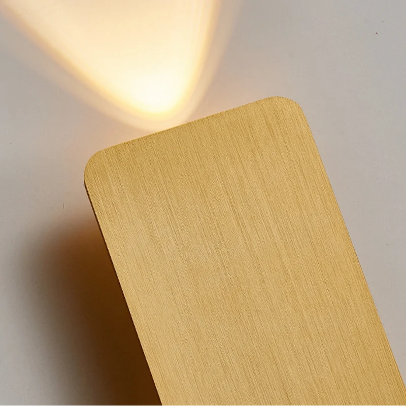 Black rectangular LED wall sconces with bidirectional lighting for the bedroom