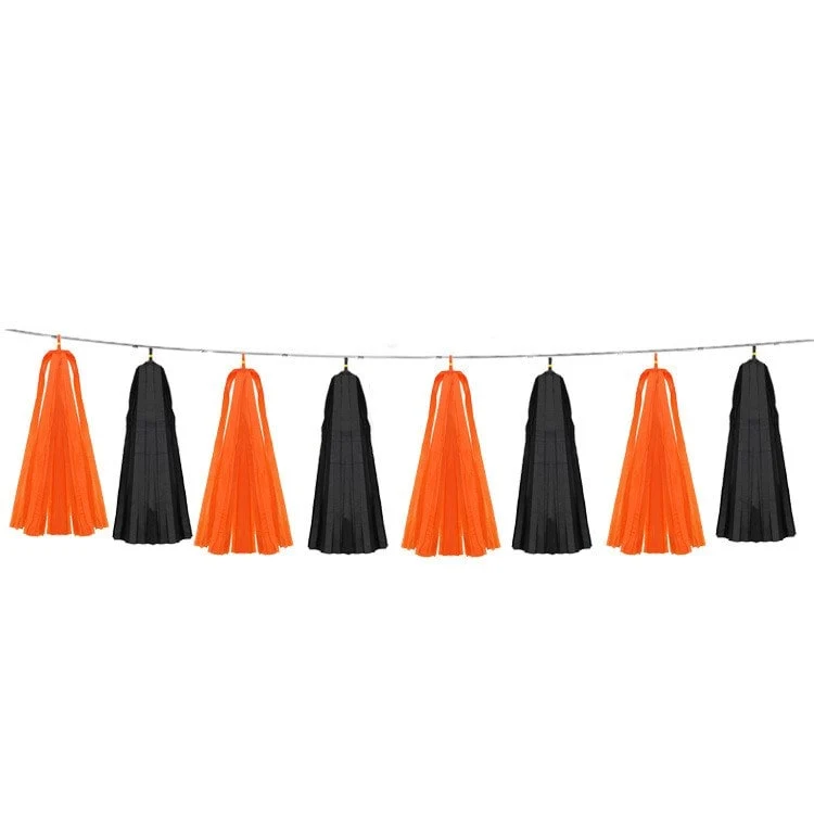 Halloween Foil Balloons Pumpkin Bat Decorative Garland for the Home