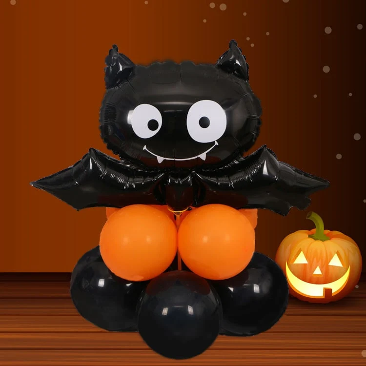 Halloween Foil Balloons Pumpkin Bat Decorative Garland for the Home