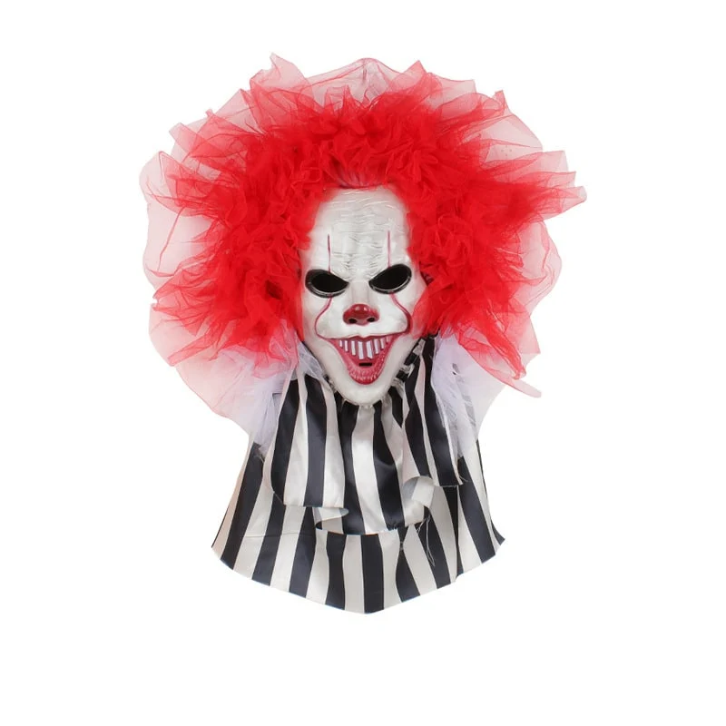 Halloween Hanging Decoration Scary Clown with Tulle for Doors and Walls for Parties