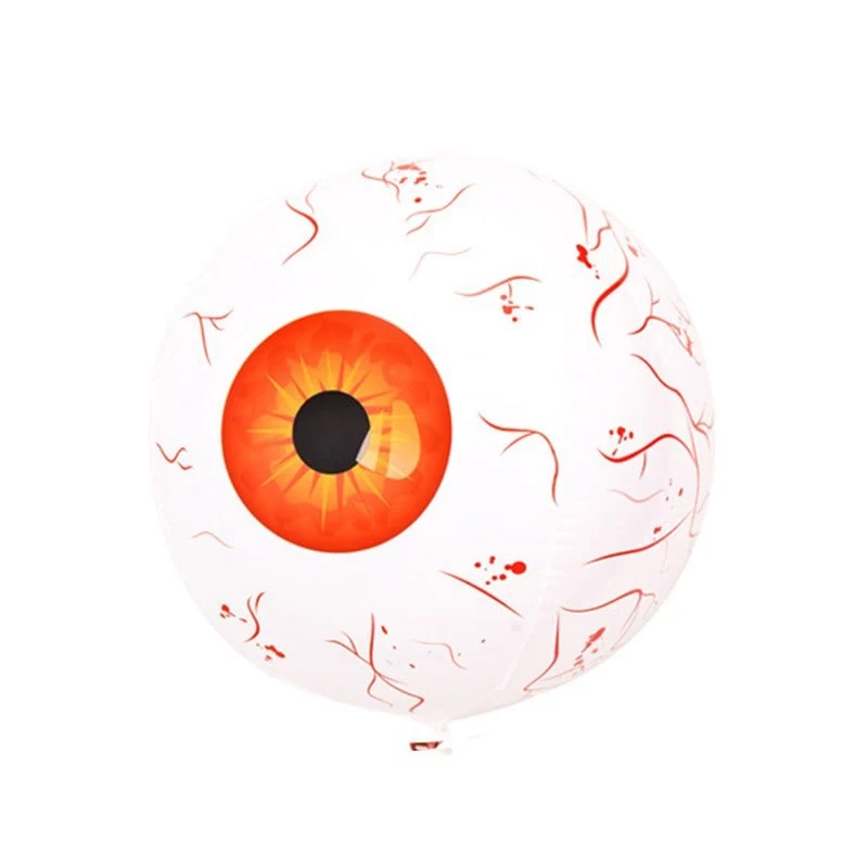 Halloween Inflatable Eyeball Balloon, Scary Foil Party Decoration