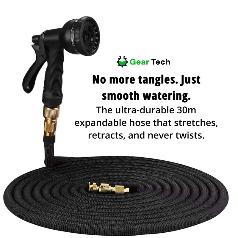Powerful Stretchable Garden Hose for Outdoor Use