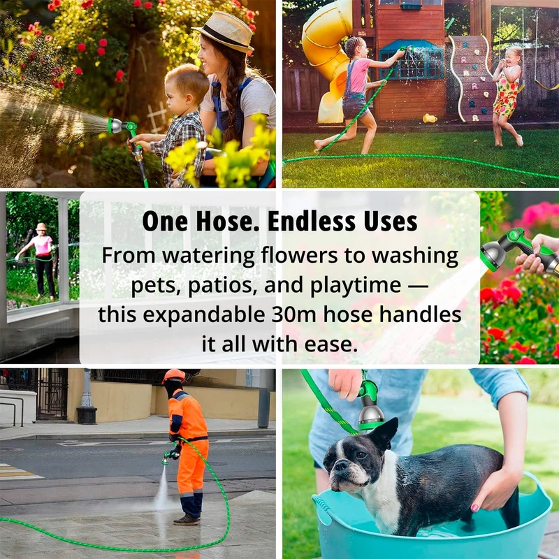 Powerful Stretchable Garden Hose for Outdoor Use