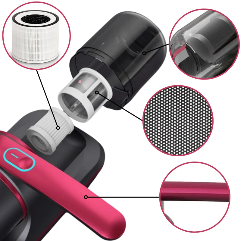 Compact Advanced Wireless Mite Vacuum Cleaner