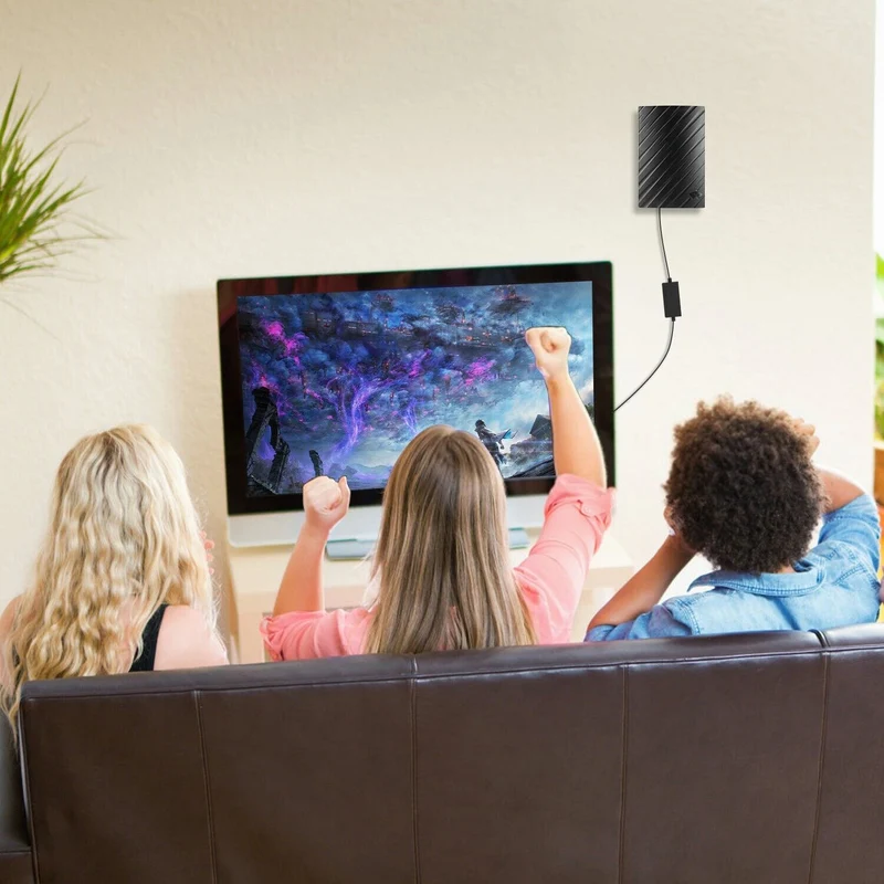 Advanced Indoor 4K HD TV Antenna with Long Range