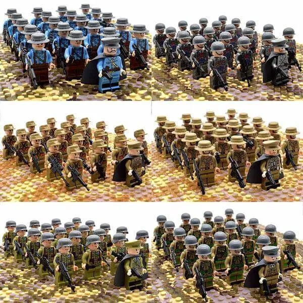 Creative Army Building Blocks – WORLD WAR II, 21 Pieces/Army Building Blocks