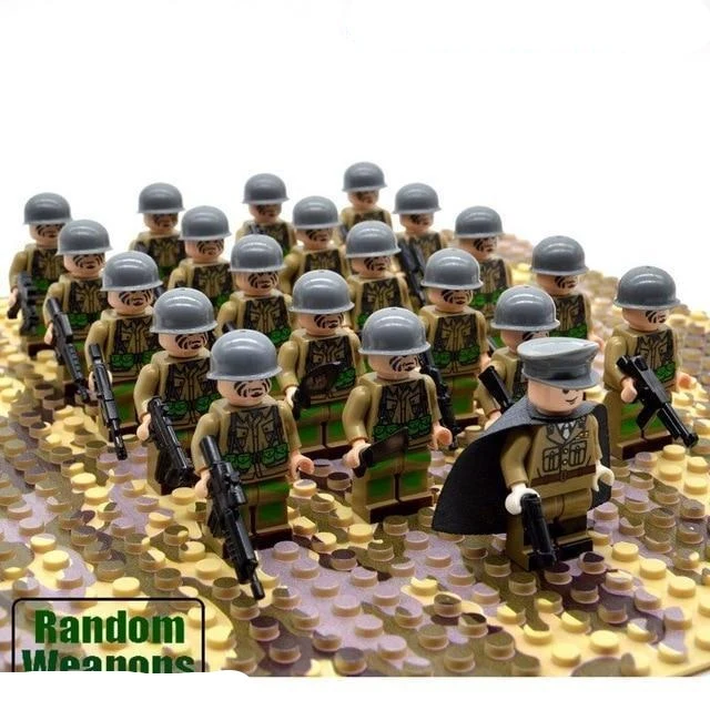 Creative Army Building Blocks – WORLD WAR II, 21 Pieces/Army Building Blocks