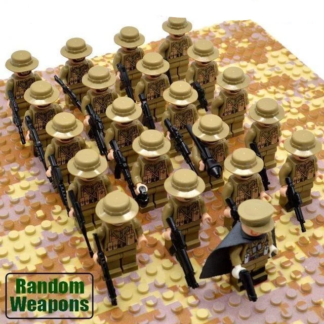 Creative Army Building Blocks – WORLD WAR II, 21 Pieces/Army Building Blocks