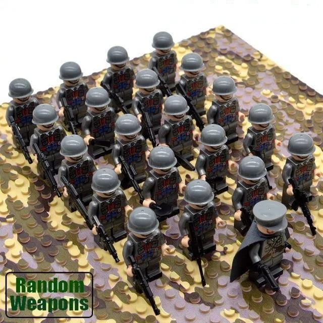 Creative Army Building Blocks – WORLD WAR II, 21 Pieces/Army Building Blocks