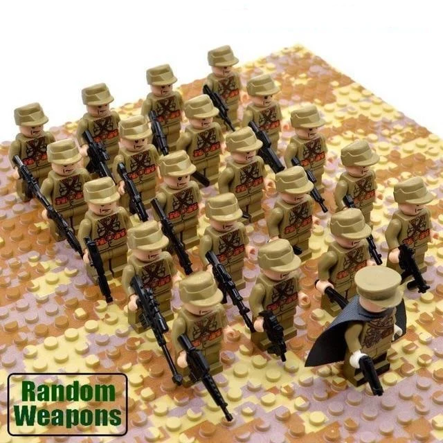 Creative Army Building Blocks – WORLD WAR II, 21 Pieces/Army Building Blocks