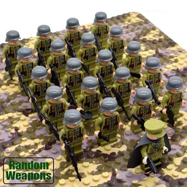 Creative Army Building Blocks – WORLD WAR II, 21 Pieces/Army Building Blocks