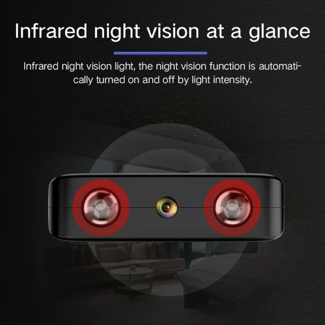 Wifi camera 1080p – Mini beveiligingscamera met nachtzicht en bewegingsdetectie