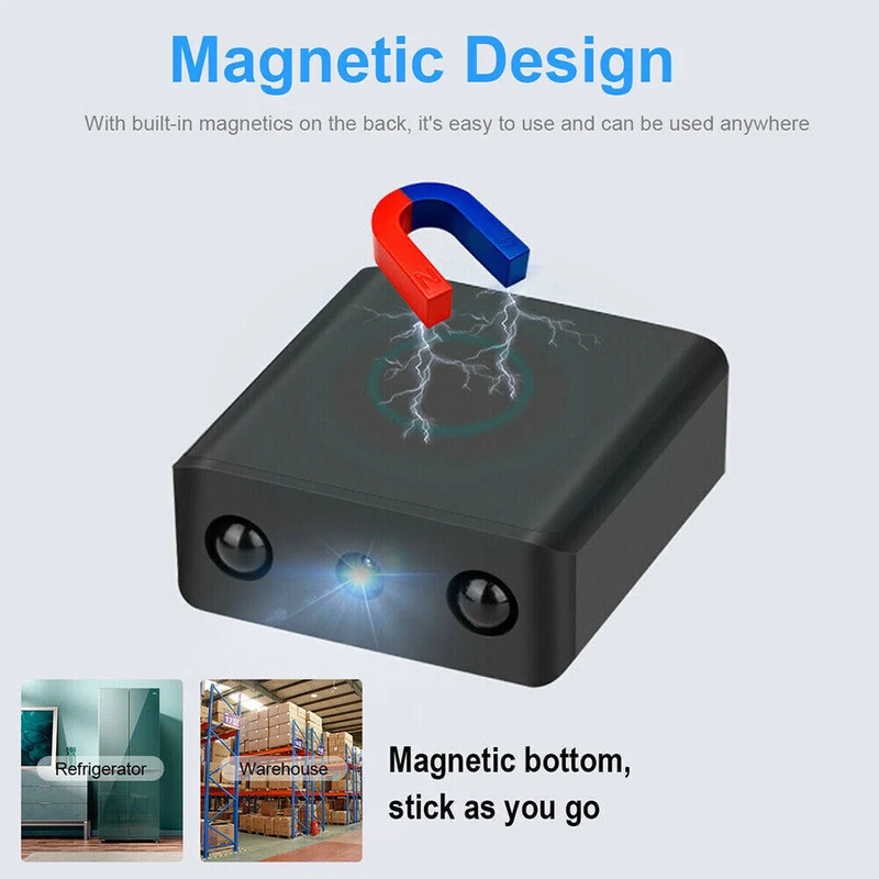 Wifi camera 1080p – Mini beveiligingscamera met nachtzicht en bewegingsdetectie