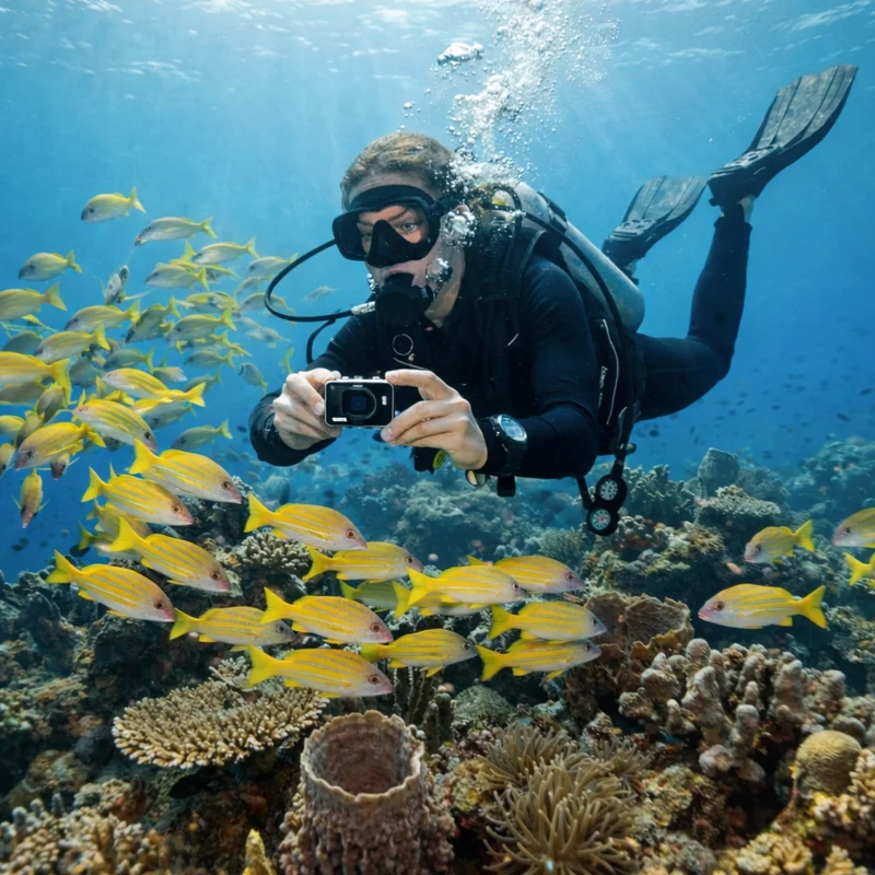 4K action camera – Haarscherp, 60FPS & waterdicht tot 30 m