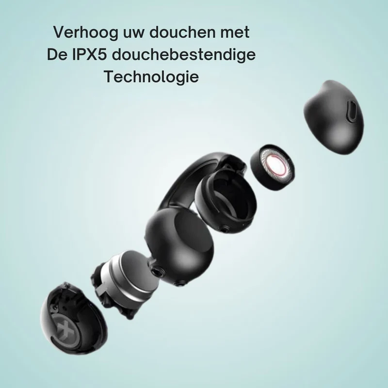 Sonivibe – Bluetooth oordopjes IPX7 waterdicht – douche & sport