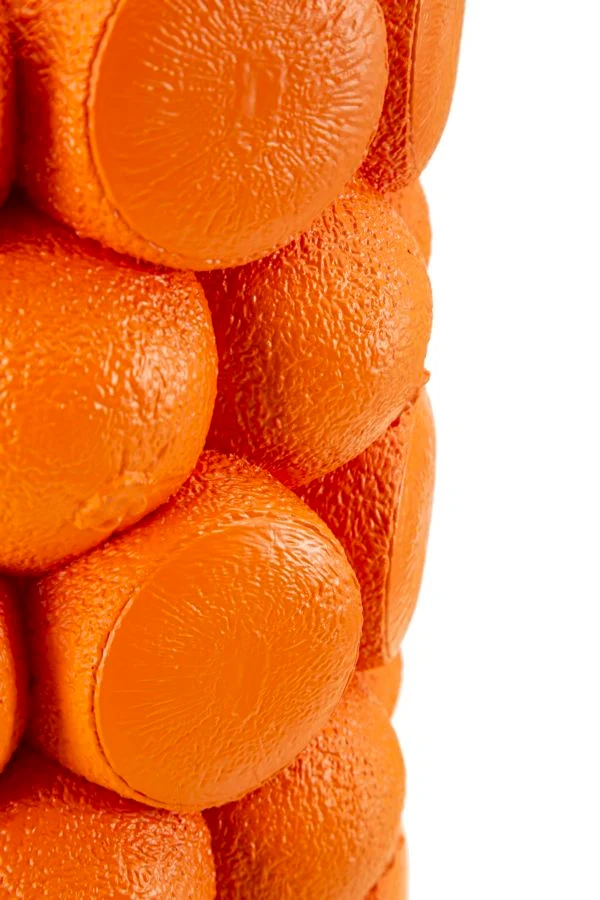 Vaso Orange Ø19x28 cm in Resina Arancione