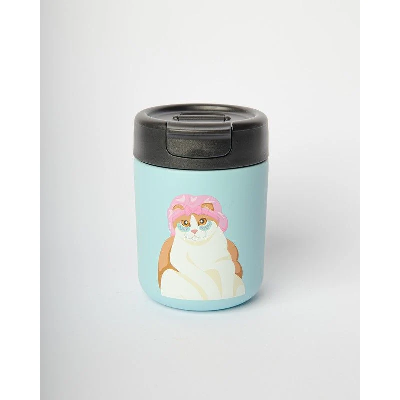 Tazza Termica 3D 350ml Emilio Azzurro QUY CUP