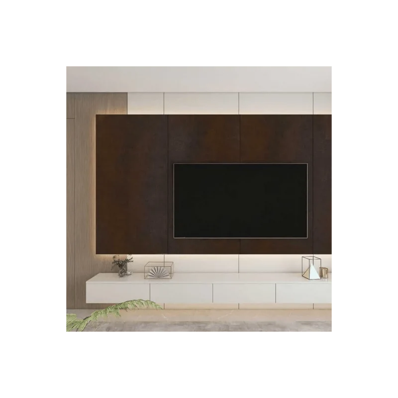 Set 6 Pannelli Effetto Metallo Corten Decorativo 60x120 cm | OX Zeroper
