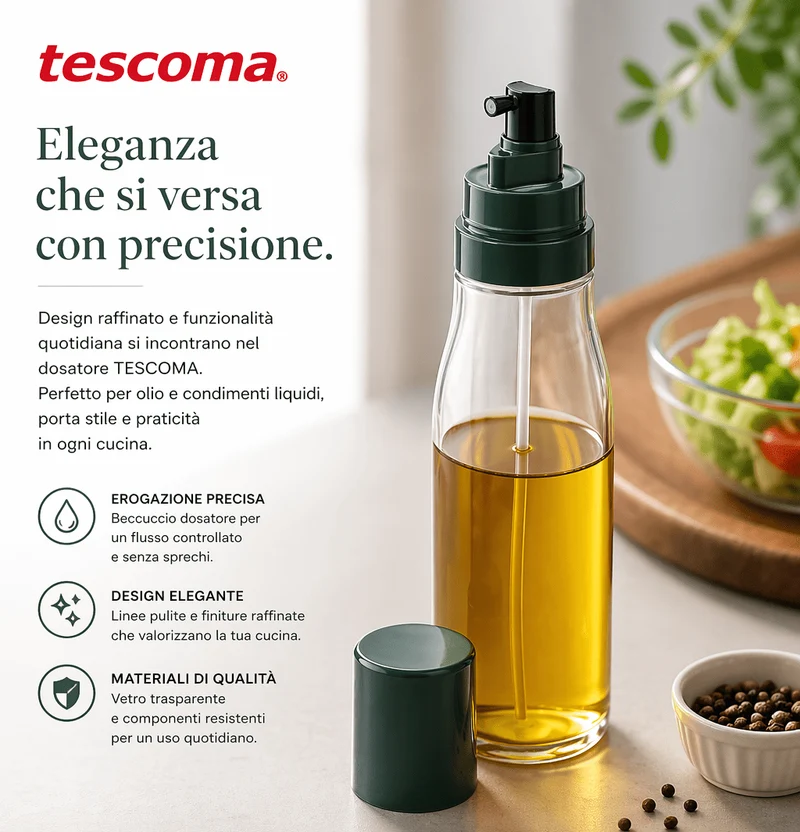 Tescoma Grandchef dosatore spray Olio e Aceto con beccuccio 250ml