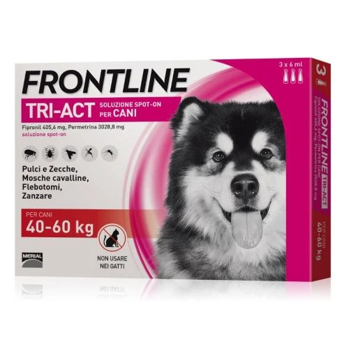 FRONTLINE TRI-ACT SPOT-ON XL 40-60 KG 3PIP