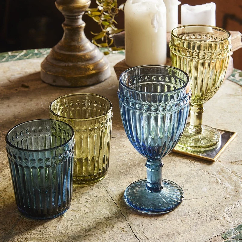 Set 3 Calici Blu Linea Dorico Tognana