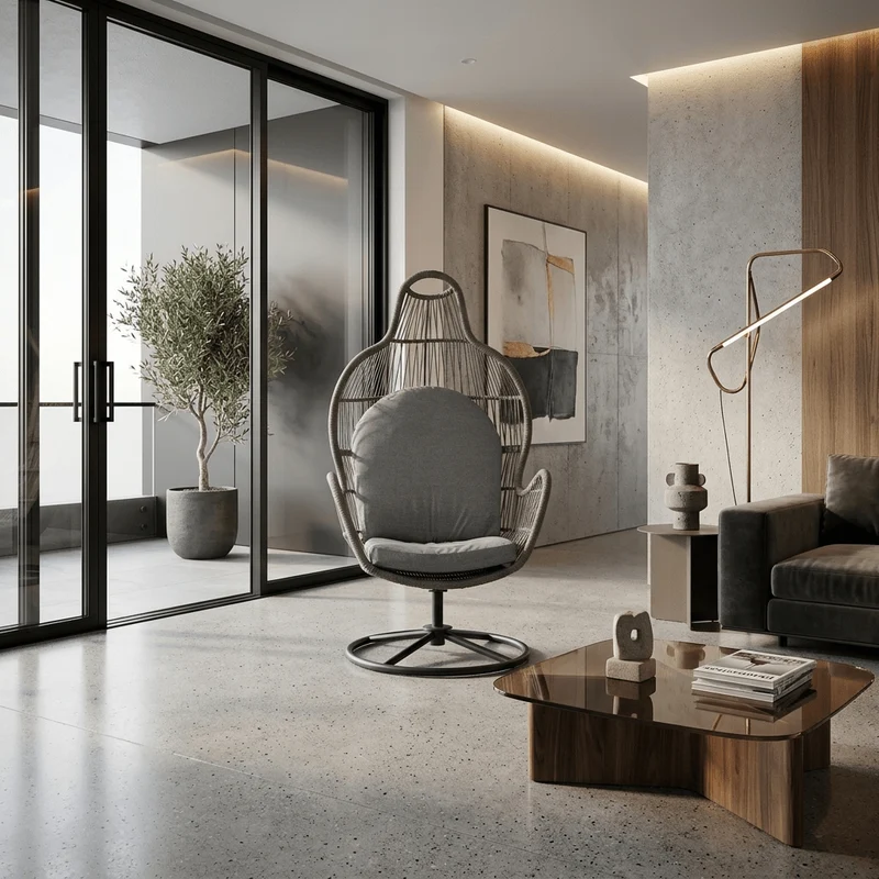 Poltrona rotante di design Rosmary – comfort ed eleganza per ogni ambiente