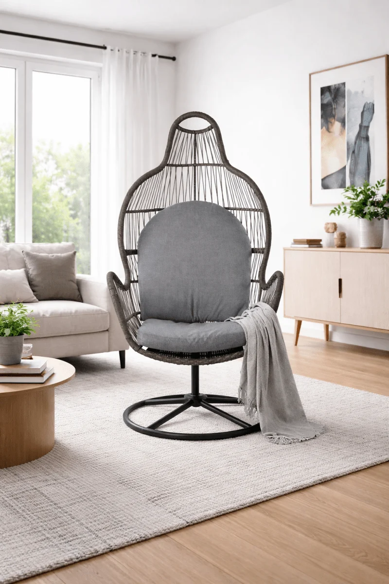 Poltrona rotante di design Rosmary – comfort ed eleganza per ogni ambiente