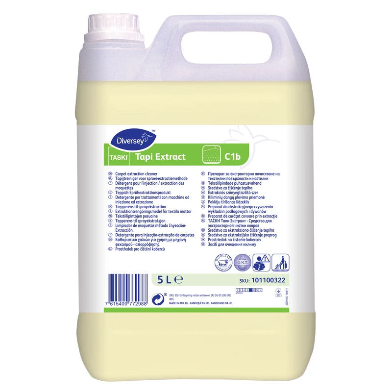 Detergente per moquette a iniezione-estrazione Diversey TASKI Tapi Extract C1b 5 litri DISPONIBILE IN 7 GIORNI LAVORATIVI