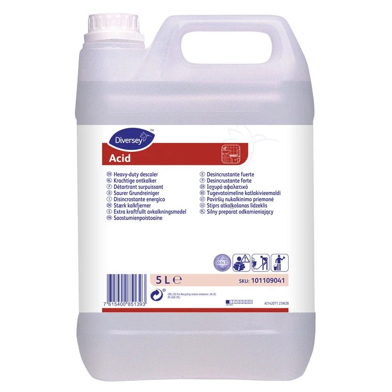Disincrostante per impieghi gravosi Diversey Acid 2x5 litri DISPONIBILE IN 7 GIORNI LAVORATIVI