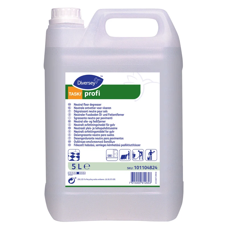 Sgrassante leggermente alcalino Diversey TASKI profi 5 litri DISPONIBILE IN 7 GIORNI LAVORATIVI