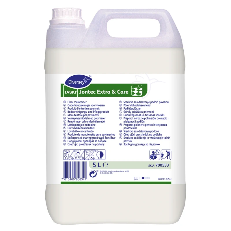 Detergente Manutentore per pavimenti Diversey TASKI Jontec Extra & Care 2x5 litri DISPONIBILE IN 7 GIORNI LAVORATIVI